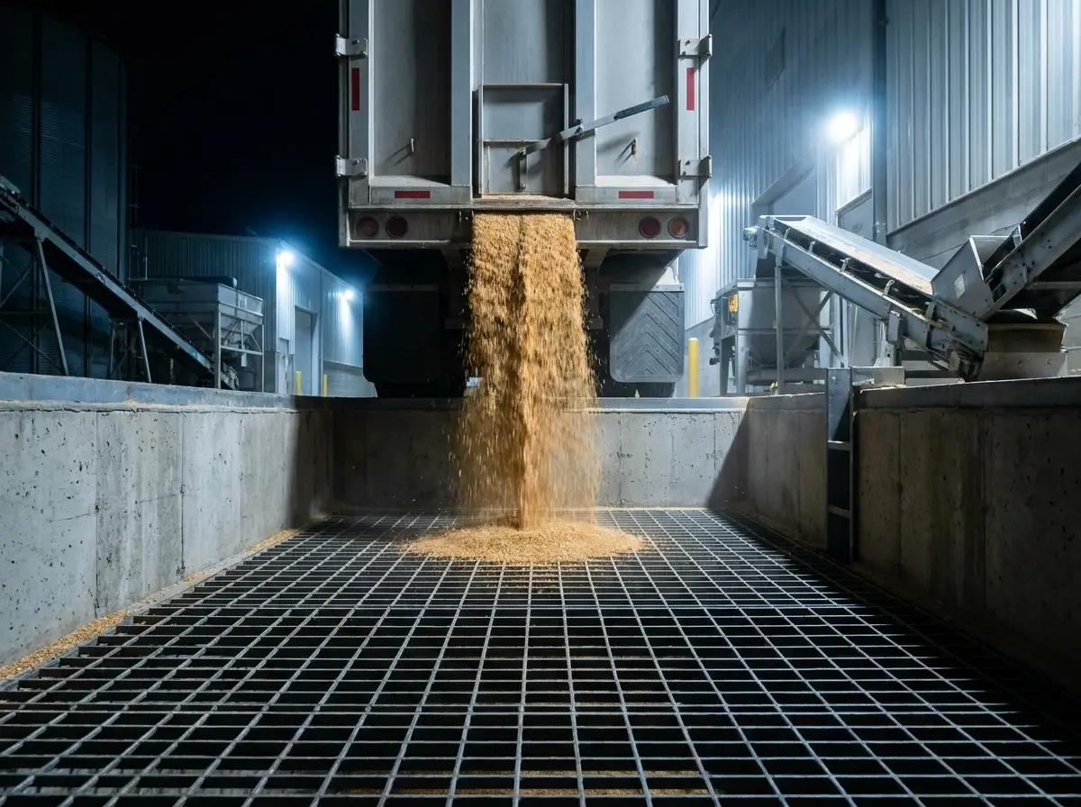 Silo y granos